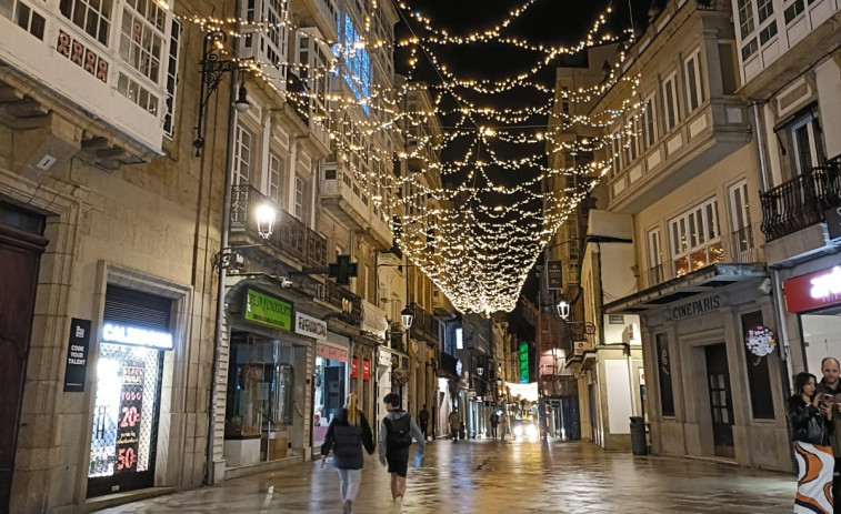 ¿Lloverá en A Coruña para la fiesta de encendido de las luces de Navidad?