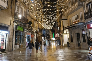 Luces de Navidad en la calle Real @Pedro Puig