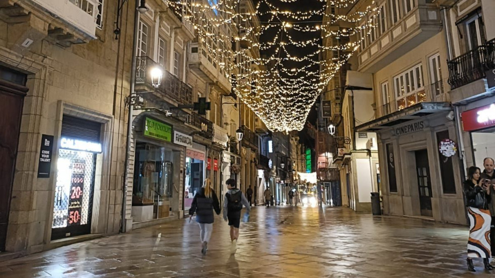 Luces de Navidad en la calle Real @Pedro Puig