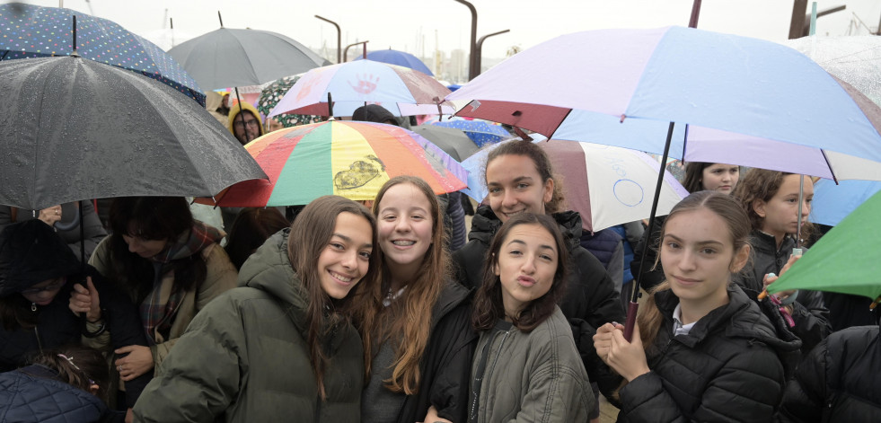 'Baixo o mesmo paraugas' en A Coruña