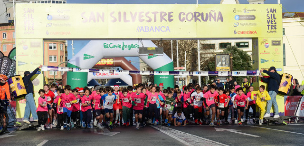 La San Silvestre Coruña amplía las inscripciones para la categoría infantil de 7 y 8 años