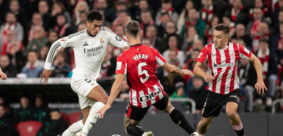 El Athletic oposita a la 'Champions' doblegando al Real Madrid en San Mamés (2-1)