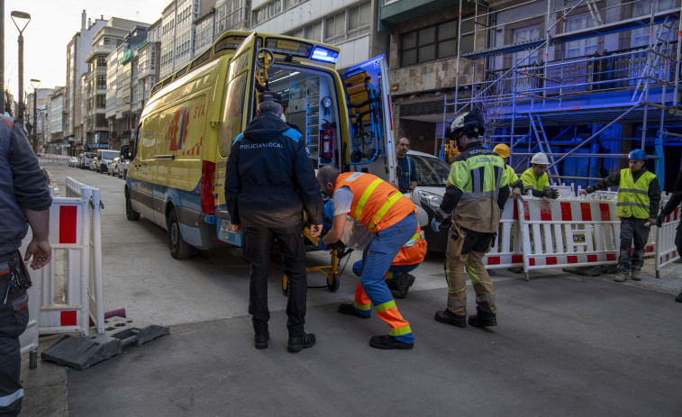 Cae un obrero en San Andrés desde un sexto piso y aterriza en un ascensor