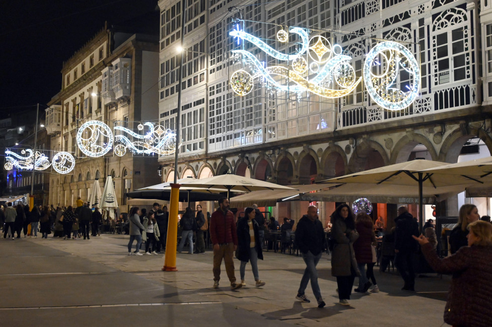 Encendido del alumbrado navideño en A Coruña @Pedro Puig (3)