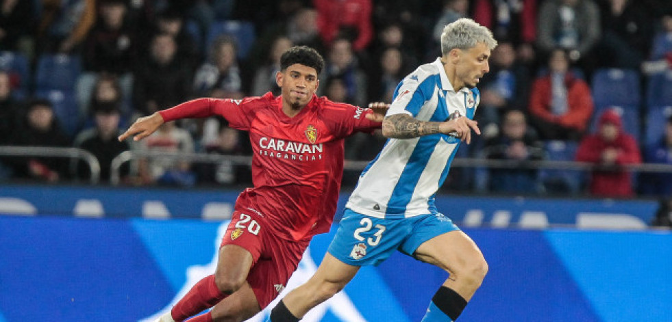 El Zaragoza perdona a un Dépor que incluso rozó la victoria (1-1)