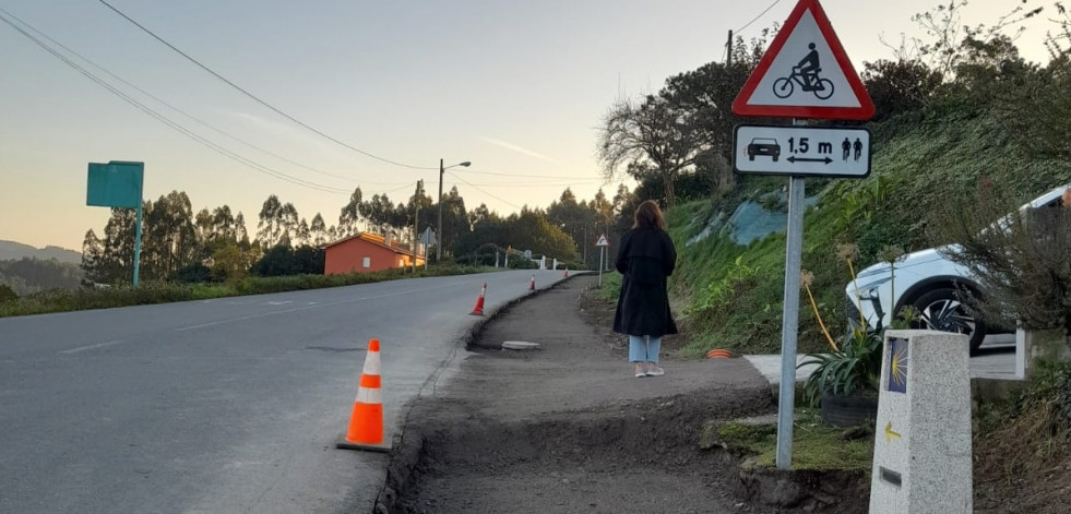 Abegondo protege al peregrino con una senda peatonal que une los núcleos de Cos y Meangos