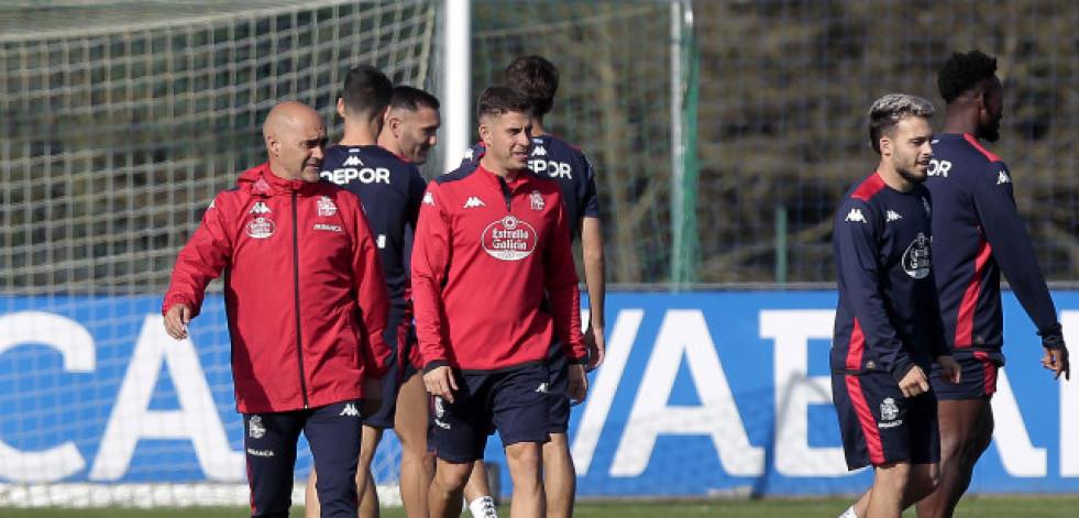 Cuatro ensayos para el Dépor antes del duelo del domingo en Tenerife sin Lucas Pérez