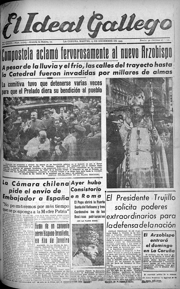 Portada 13 diciembre 1949