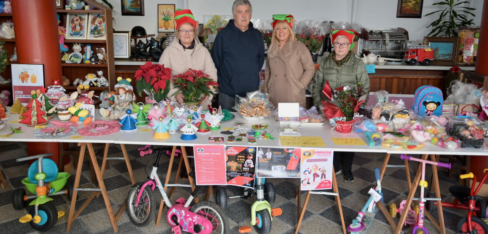 Flores de Pascua, artesanía y todo tipo de juguetes: así es el mercadillo de Navidad de Cecebre