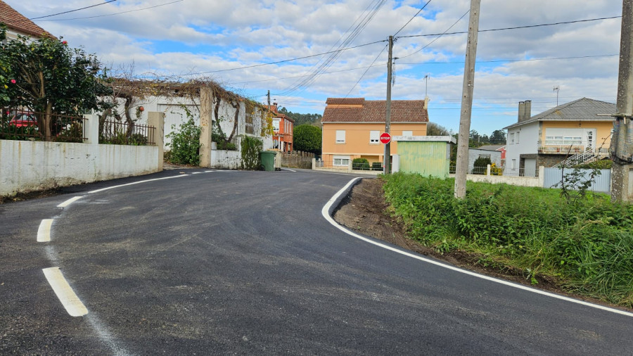 Finalizadas las obras de mejora de la carretera entre Armuño y Campo Galán, en Lubre