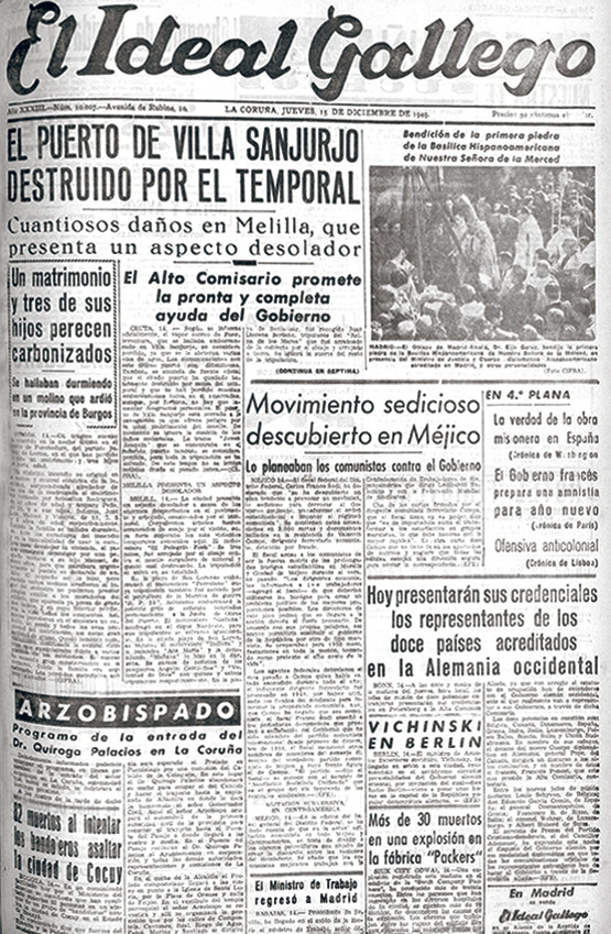 Portada 15 diciembre 1949