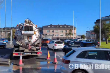 Tubería rota en Palavea