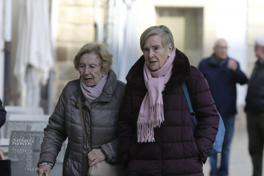 El viento y la lluvia tomarán el relevo del frío durante la próxima semana en A Coruña