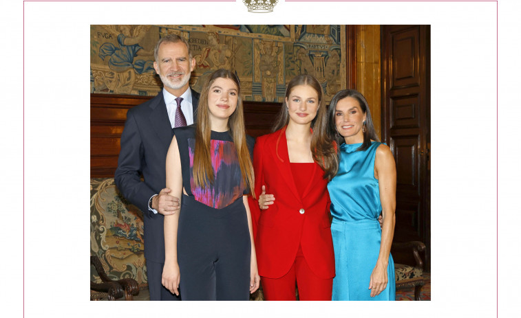 La familia real felicita la Navidad con un homenaje a las víctimas de la DANA