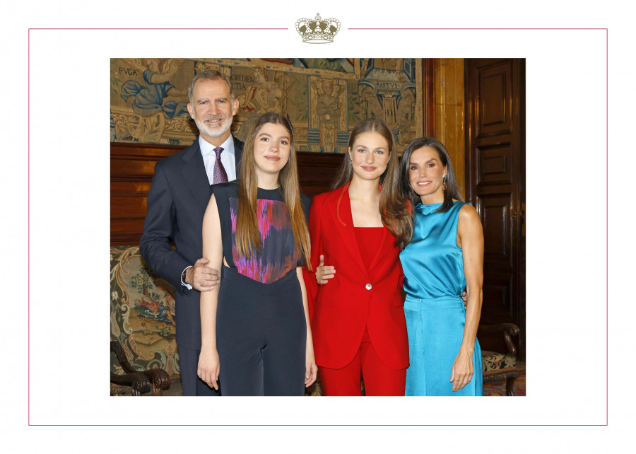 La familia real felicita la Navidad con un homenaje a las víctimas de la DANA