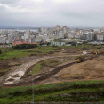 Vista del solar en obras de San Pedro de Visma  carlota blanco