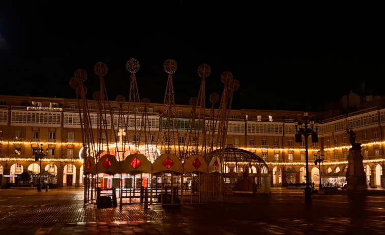 Nuevo apagón en las joyas de la corona de la Navidad de A Coruña