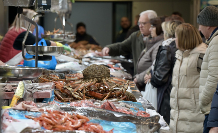 Los precios del marisco en los mercados de A Coruña: de camarones a cigalas y nécoras