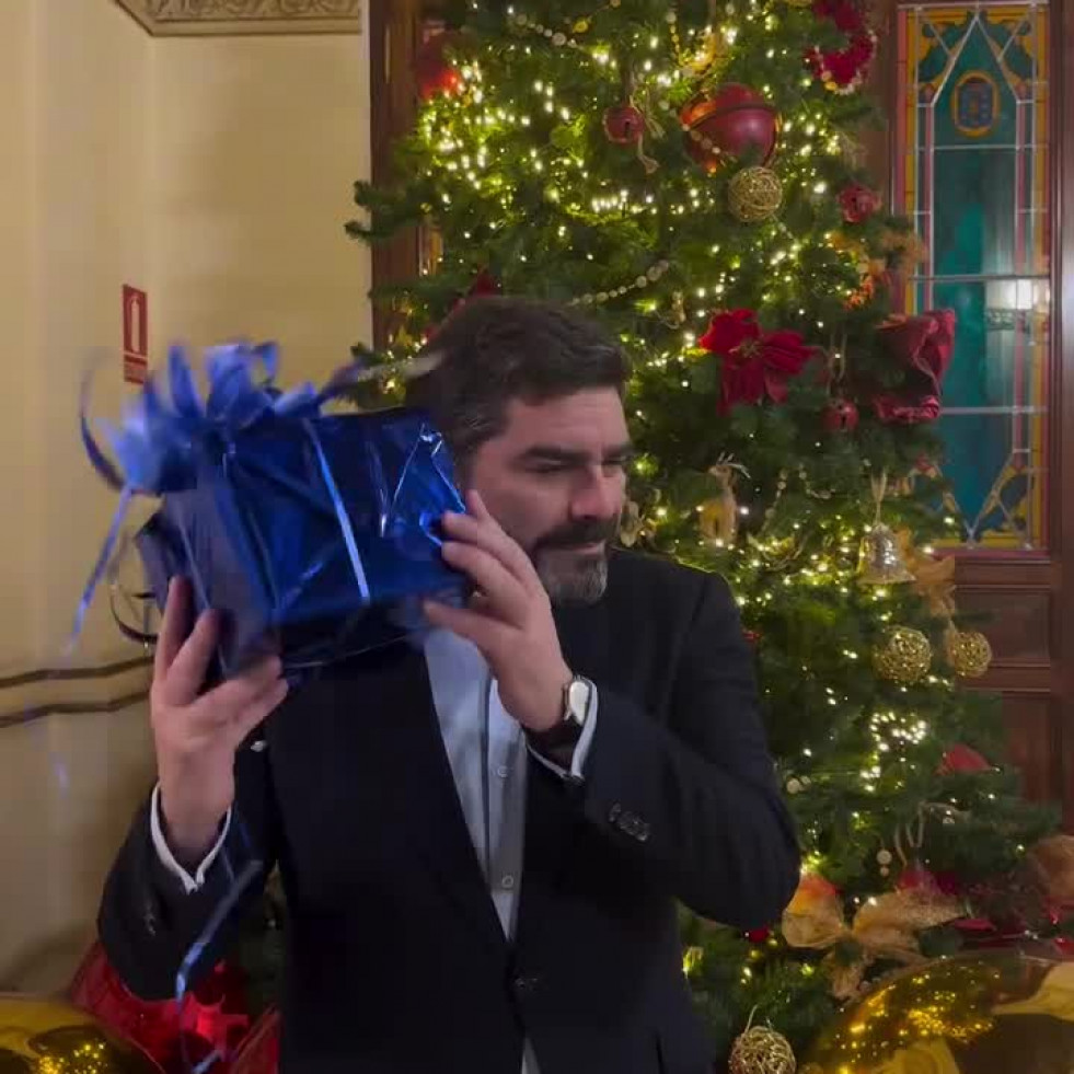 El regalo navideño azul del PP de A Coruña