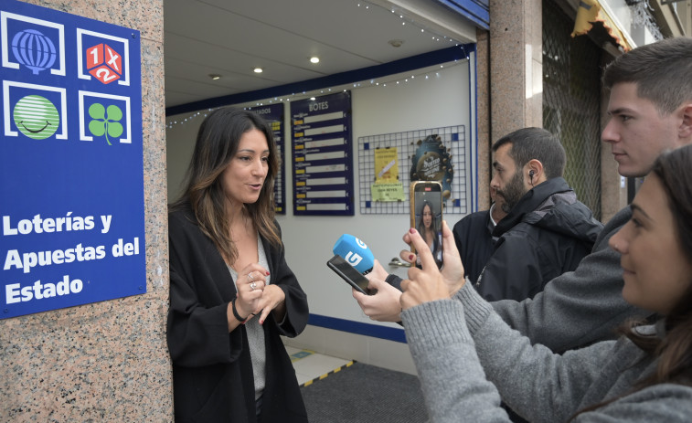 Parte de un Cuarto Premio cae en A Coruña, en los barrios de Elviña y Monelos