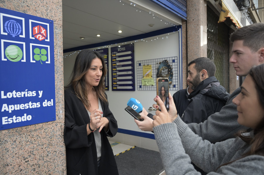 Parte de un Cuarto Premio cae en A Coruña, en los barrios de Elviña y Monelos