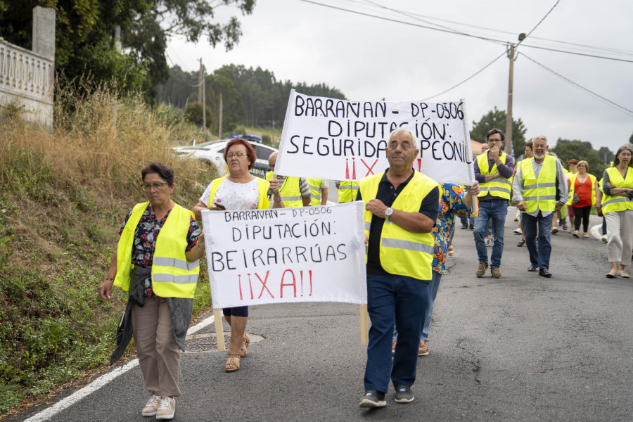 Arteixo reclama a la Diputación que incremente la seguridad en las vías de su titularidad