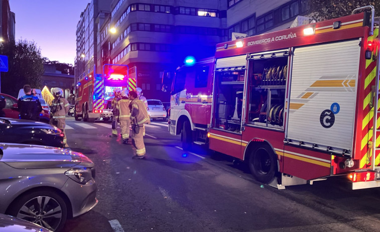 Desalojado un edificio de A Coruña por una alarma de incendio