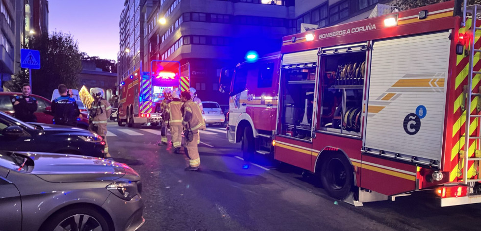 Desalojado un edificio de A Coruña por una alarma de incendio