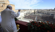 El papa pide en el mensaje de Navidad que callen las armas en Ucrania y en Oriente Medio