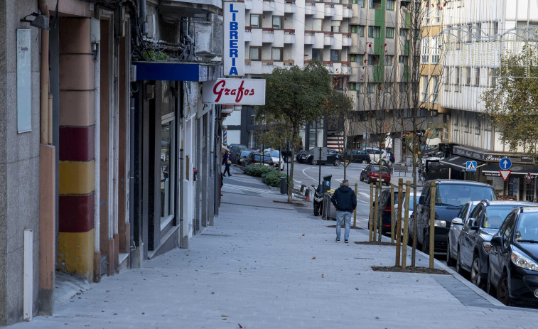 A Coruña tendrá un mapa de aceras: el mínimo será de 1,8 metros de ancho