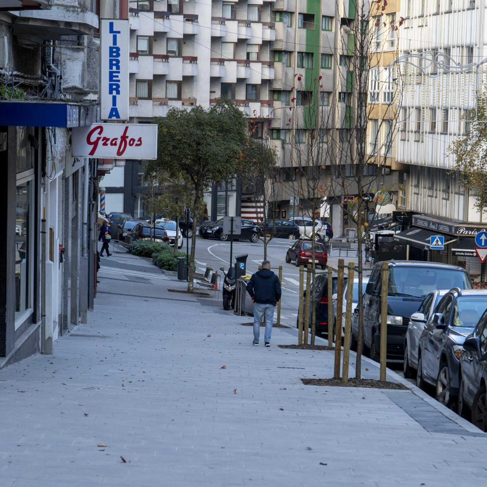 A Coruña tendrá un mapa de aceras: el mínimo será de 1,8 metros de ancho