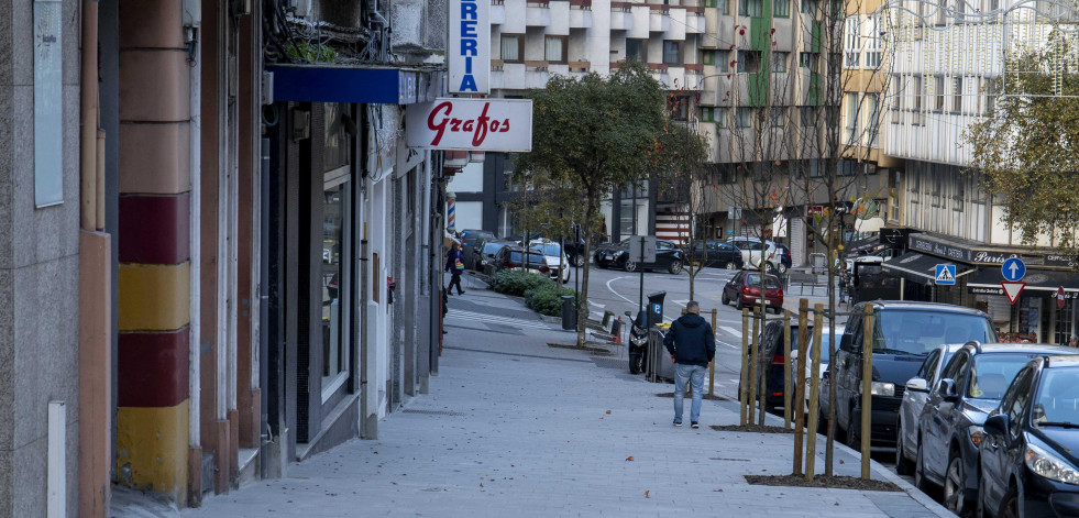 A Coruña tendrá un mapa de aceras: el mínimo será de 1,8 metros de ancho