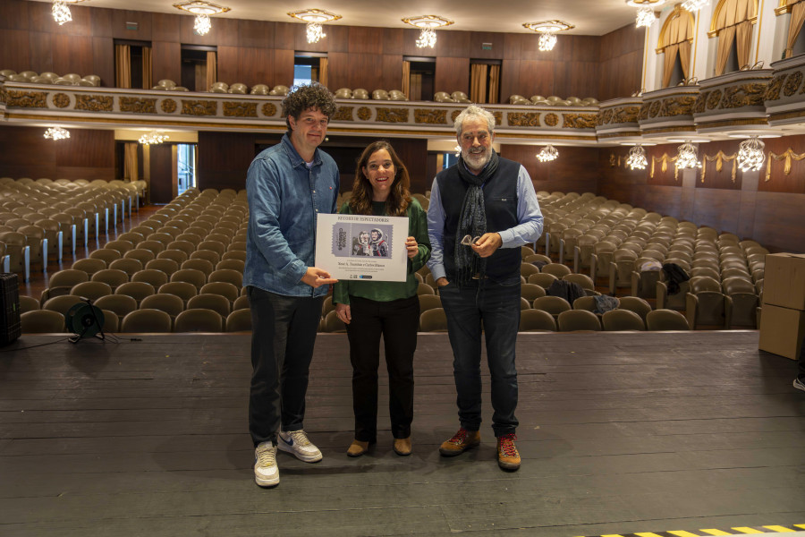 Xosé Touriñán y Carlos Blanco rompen récords: "Actuar nun teatro cheo é coma xogar en Riazor"