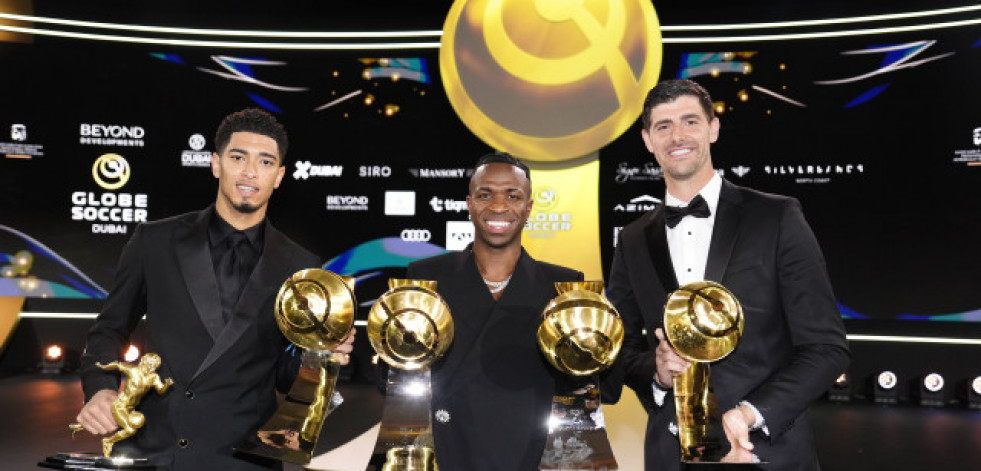 Vinicius y Aitana Bonmatí, los mejores de 2024 en los Globe Soccer Awards