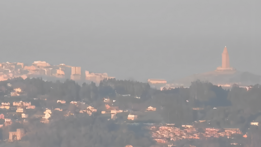 Las impresionantes vistas de A Coruña a 35 kilómetros de la ciudad