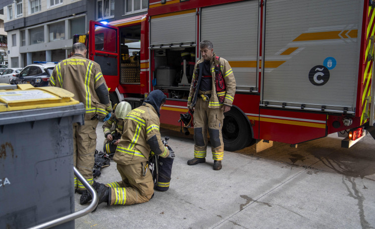 Incendio en la calle Alcalde Liaño Flores