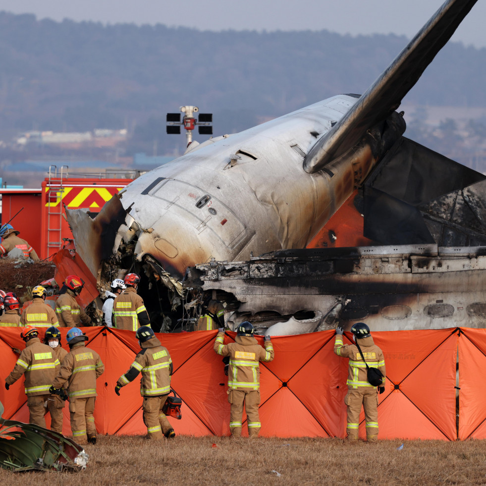 Al menos 176 muertos en una de las peores tragedias aéreas de la historia de Corea del Sur