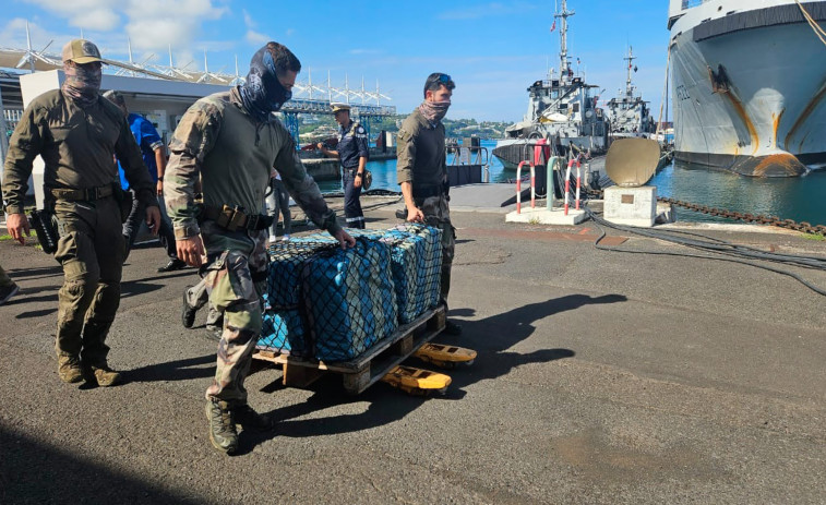 Incautados en Tahití 524 quilos de cocaína nun barco pesqueiro con base en Vigo