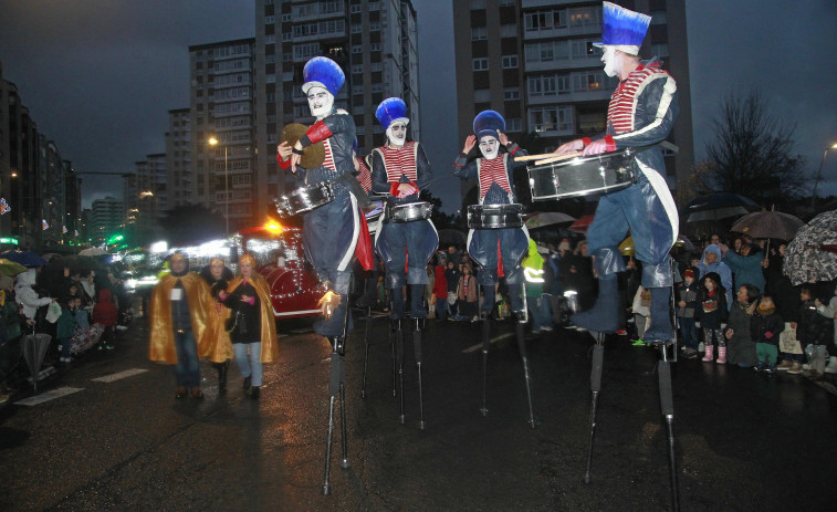 La Cabalgata de Reyes en A Coruña: de Monelos a María Pita