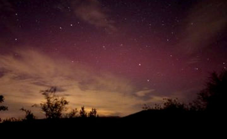 El primer día de 2025 trae de nuevo auroras boreales a tierras coruñesas