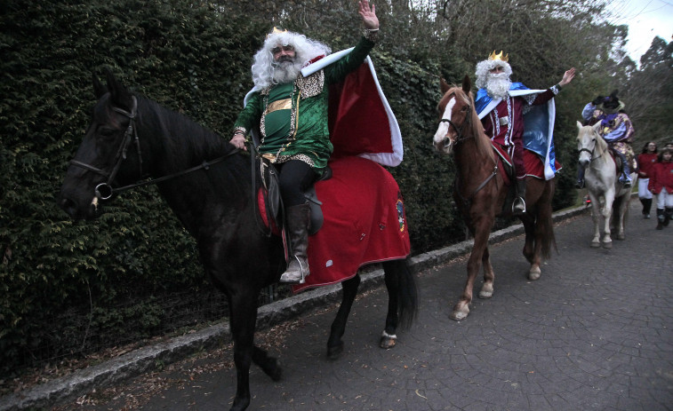 Los Reyes Magos, en A Coruña y su área