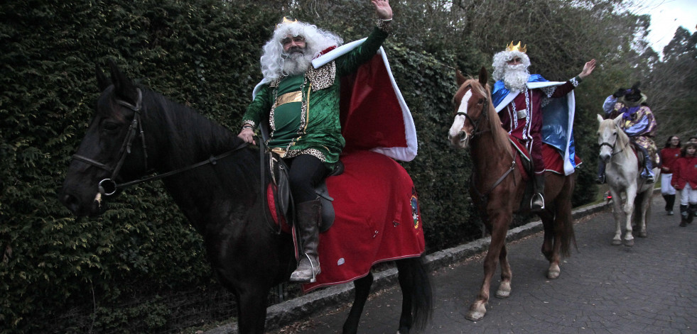 Los Reyes Magos, en A Coruña y su área