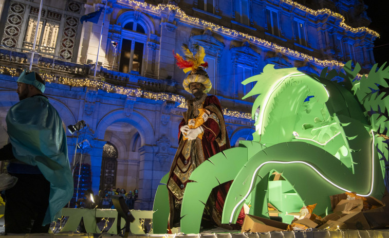 Los Reyes Magos llenan A Coruña de magia en la Cabalgata