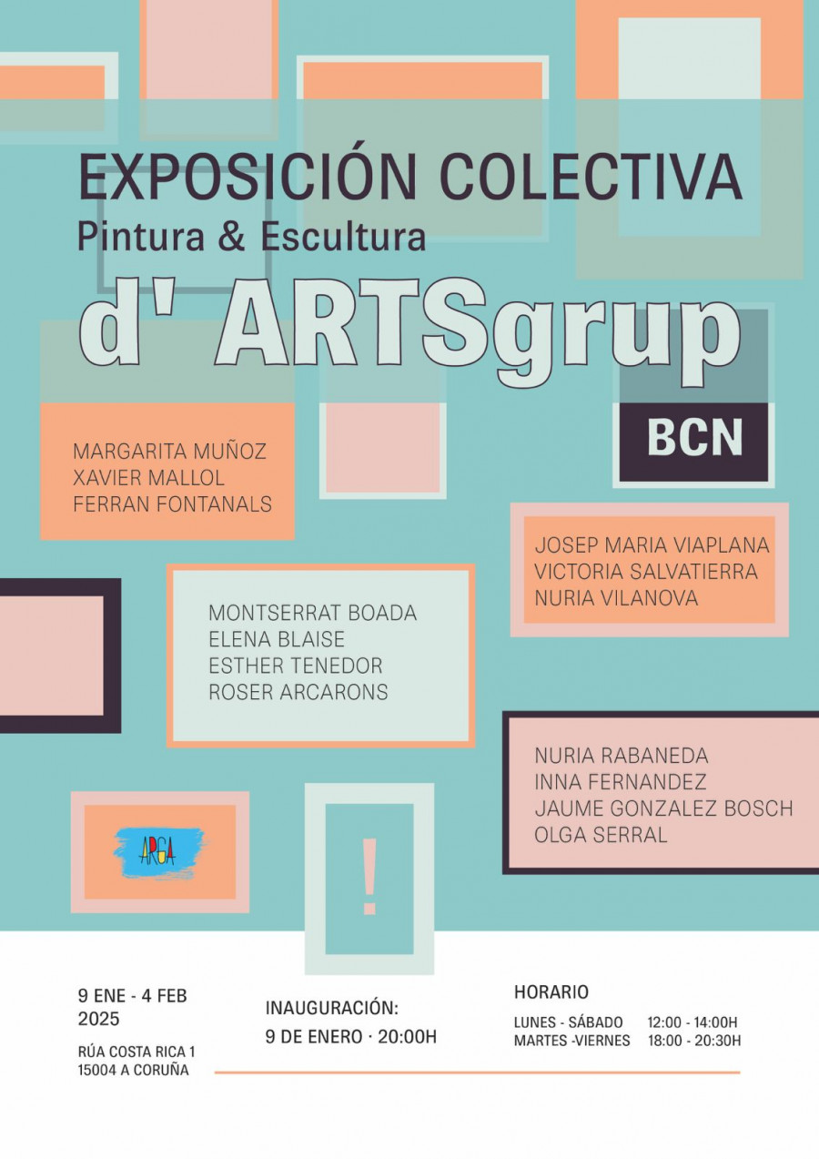 La pintura y escultura d'ARTSgrup llega a A Coruña