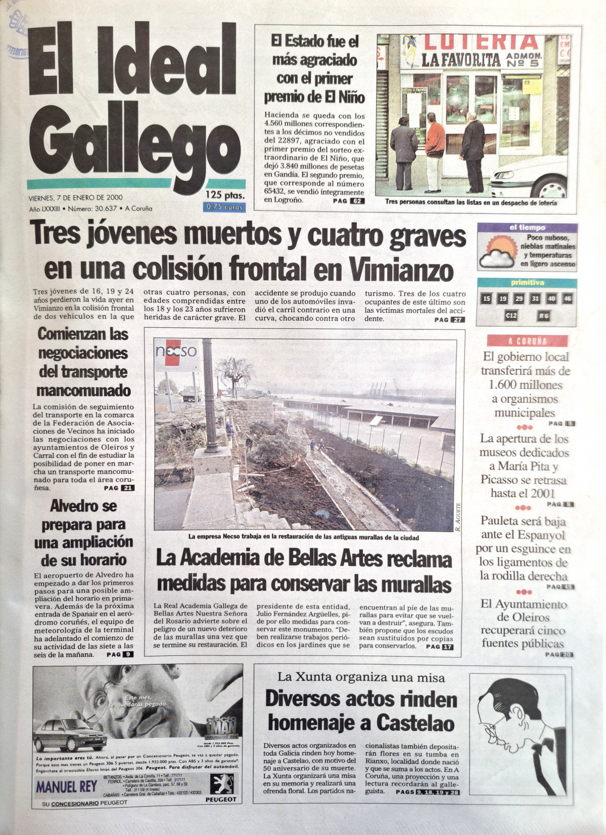 Portada 07 enero 2000