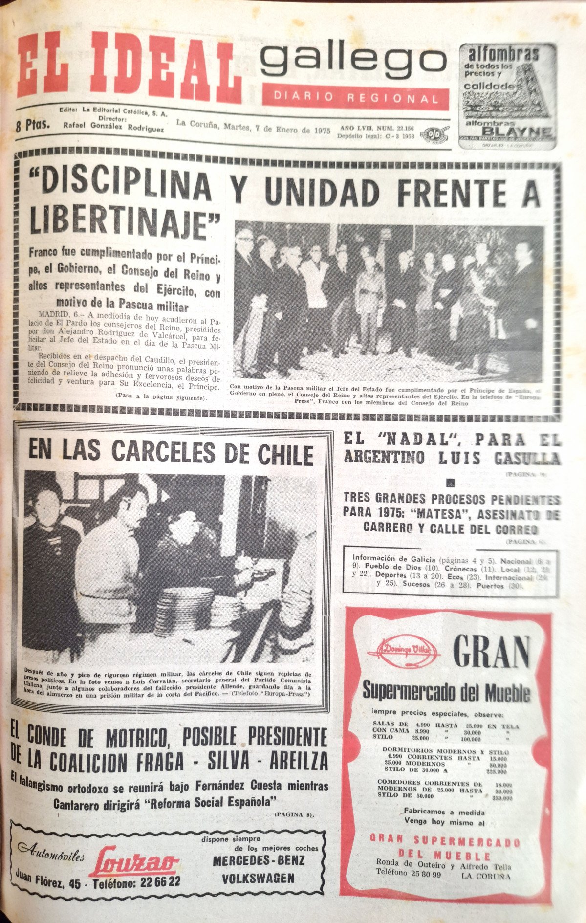 Portada 07 enero 1975