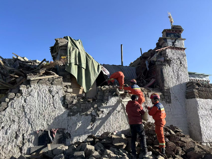 Un terremoto de siete grados de magnitud se deja sentir en el Tíbet