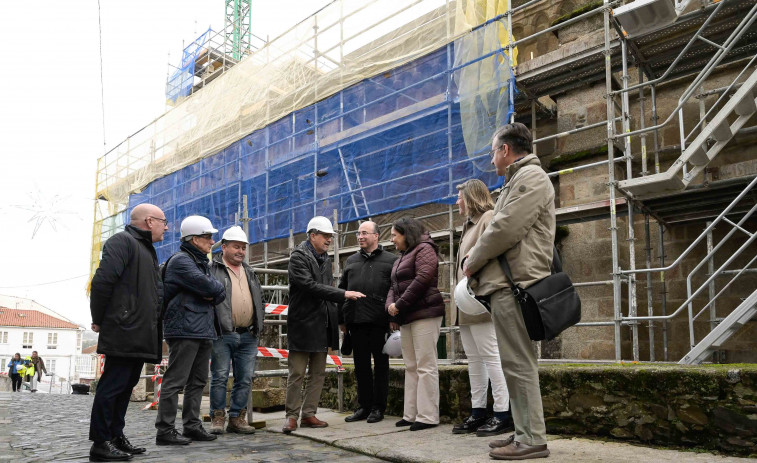 Las obras de Santa María do Azougue de Betanzos estarán acabadas para la Semana Santa