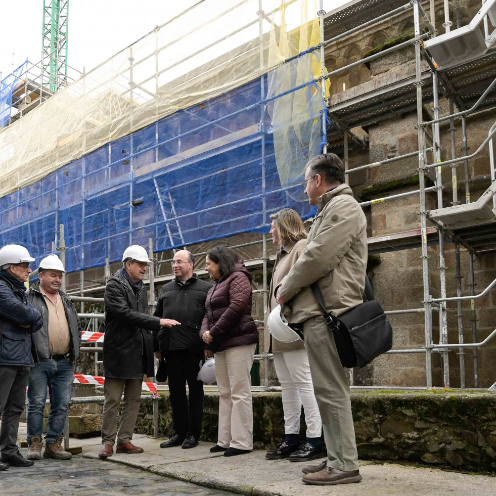 Las obras de Santa María do Azougue de Betanzos estarán acabadas para la Semana Santa