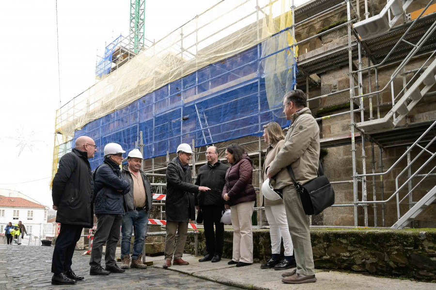 Las obras de Santa María do Azougue de Betanzos estarán acabadas para la Semana Santa